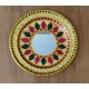 Tanjore Mirror Work Round Tray